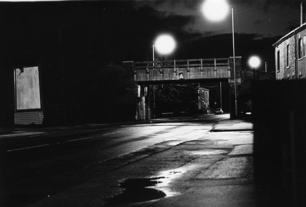 Old railway bridge .