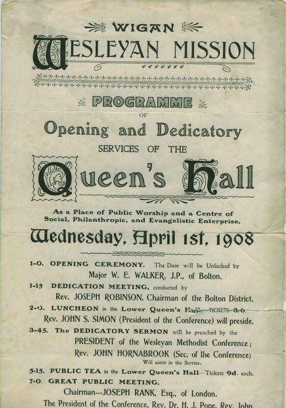 Programme of the Opening Ceremony, 1908.