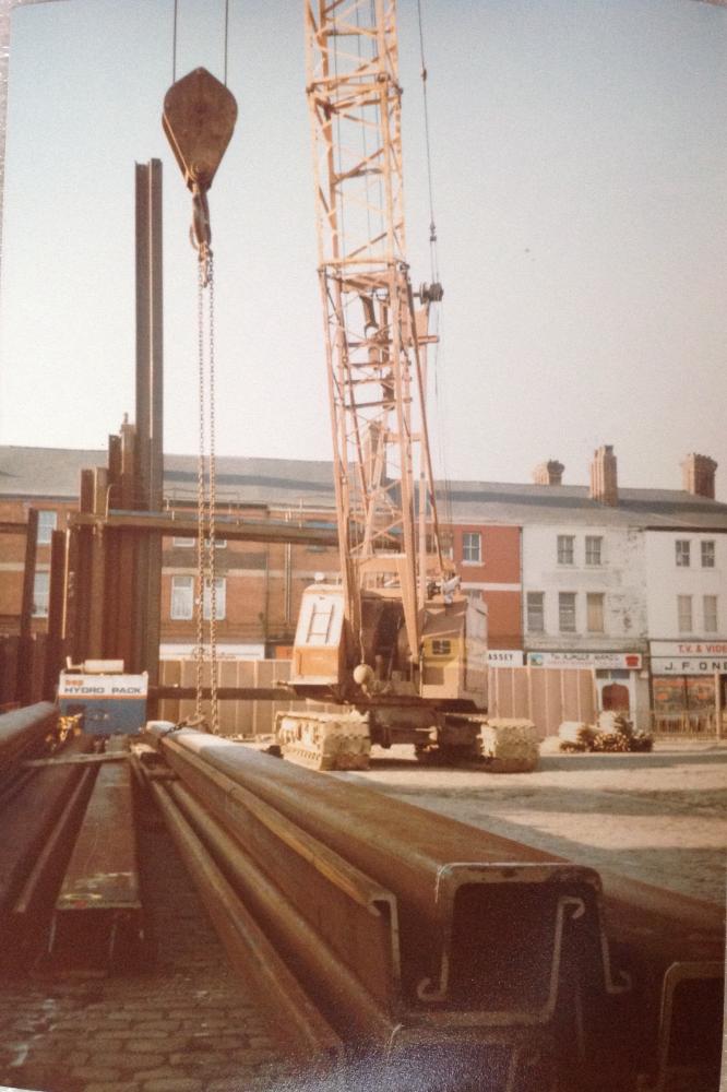 Construction of The Galleries. Construction of The Galleries.