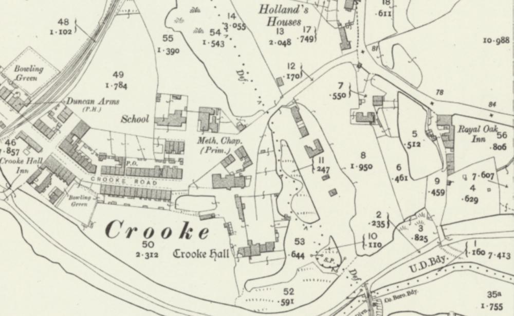 Crooke - old map Crooke - old map