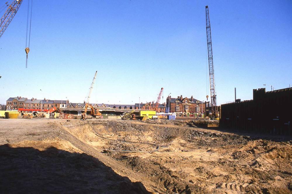 Construction of the Galleries in Wigan.