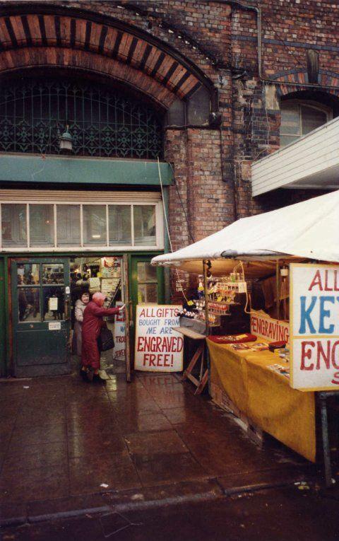 Wigan Market Hall prior to demolition.