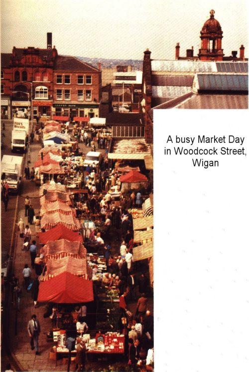 Busy Market Day in Woodcock Street. Busy Market Day in Woodcock Street.
