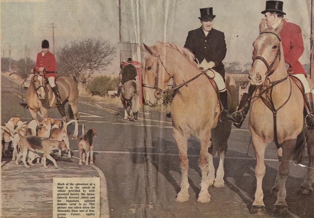 Holcombe Hunt. Dangerous Corner 1970's Holcombe Hunt. Dangerous Corner 1970's