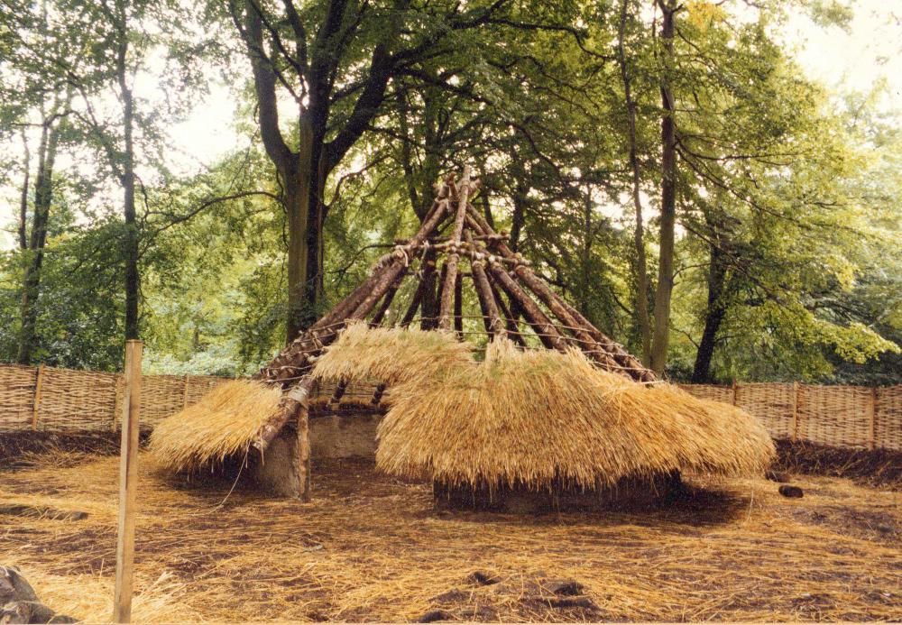 Hut building