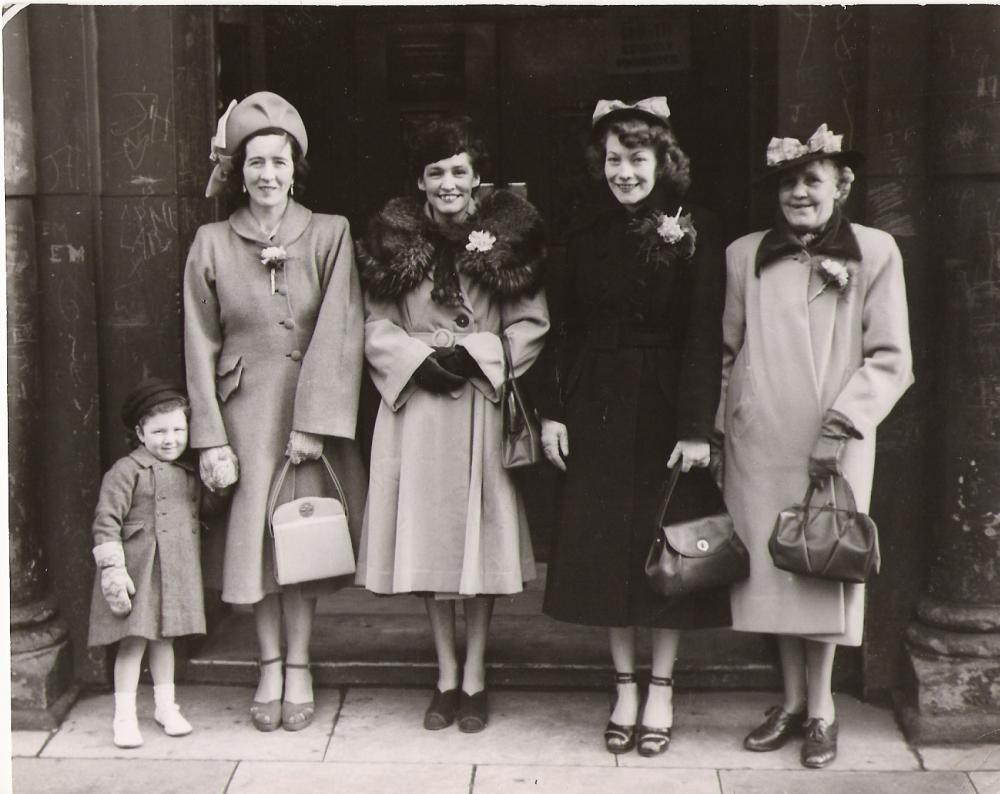 Family Wedding at St Pats Church c1950