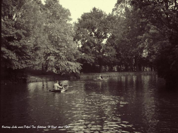 Boating Lake by Delph Tea Gardens