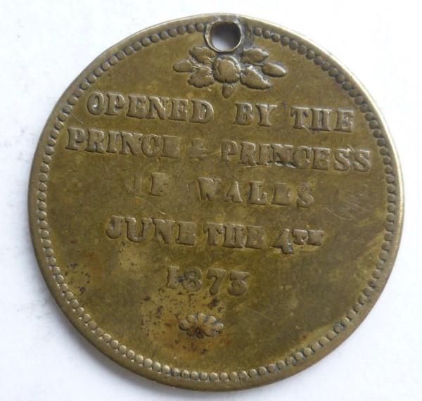 Opening Commemorative Medal reverse side. Opening Commemorative Medal reverse side.