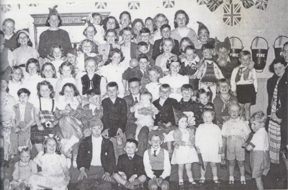 Queens Coronation Celebrations Bank Street Golborne 1953