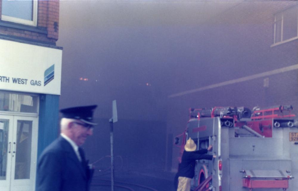 Fire at Hindley Co-op Fire at Hindley Co-op