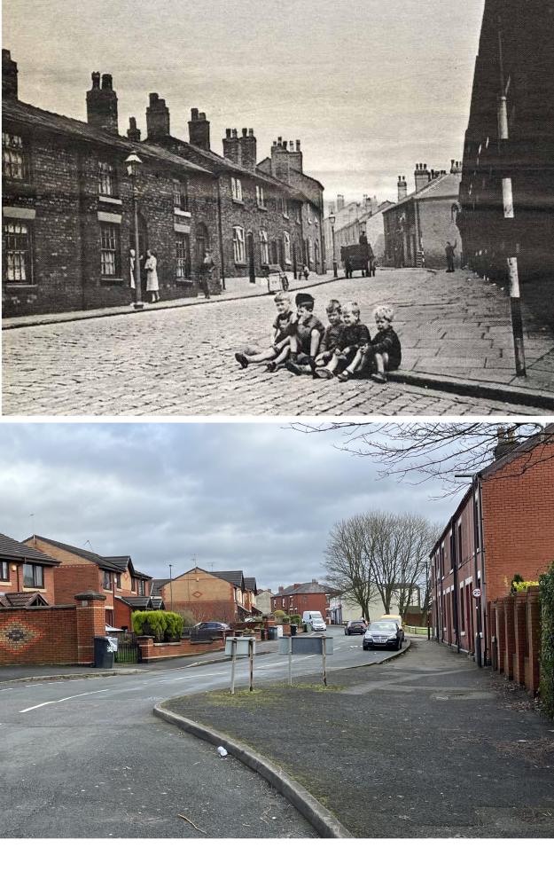 Scholes Bank...Then and Now