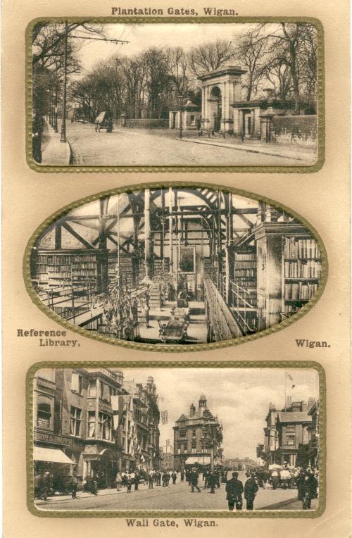 Wigan postcard. Wigan postcard.