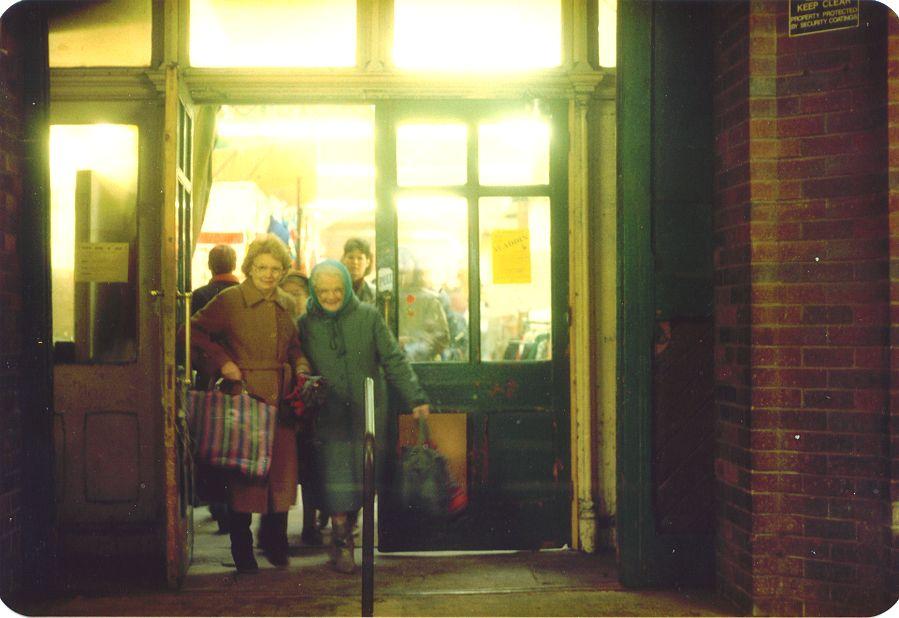 Wigan Market Hall in the 1980s.