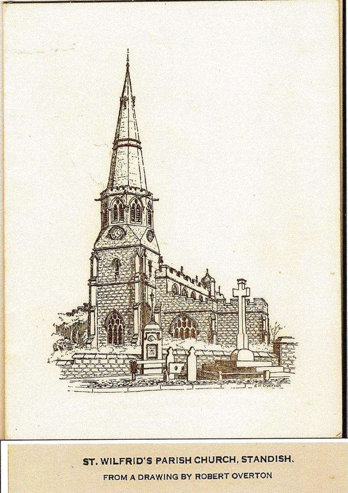 St.Wilfred's Parish Church-Drawing by Robert Overton St.Wilfred's Parish Church-Drawing by Robert Overton