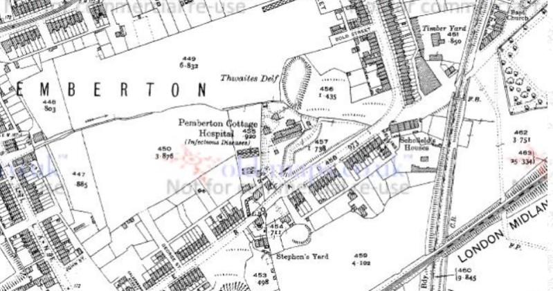 Locationof Pemberton Hospital