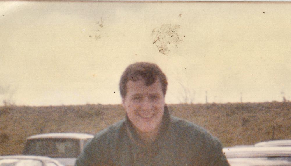 Actor Ian Sharrock at Three Sisters Race Curcuit c1989/90 Actor Ian Sharrock at Three Sisters Race Curcuit c1989/90