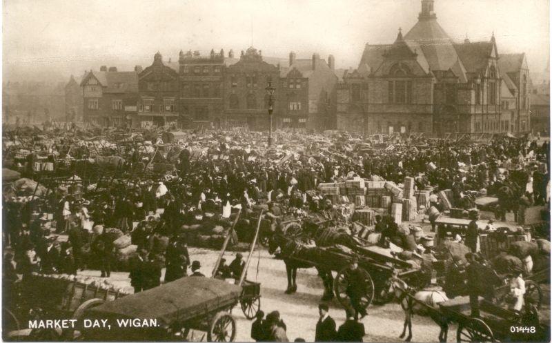 Market Day, Wigan.