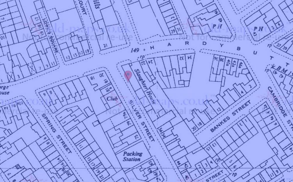 Map showing location of Nos. 22 & 24 Hardybutts Map showing location of Nos. 22 & 24 Hardybutts
