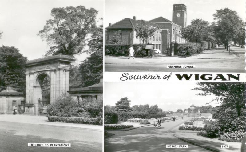 Wigan postcard. Wigan postcard.