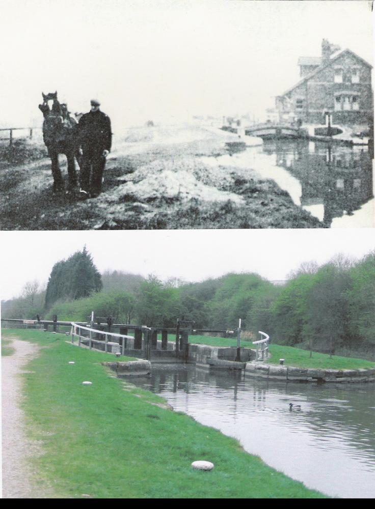 Appley Bridge - Then and Now