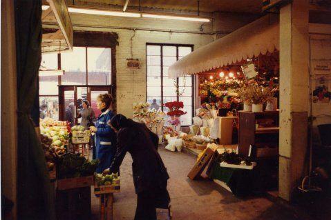 Wigan Market Hall prior to demolition.