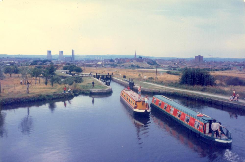 Wigan flight with Power station.