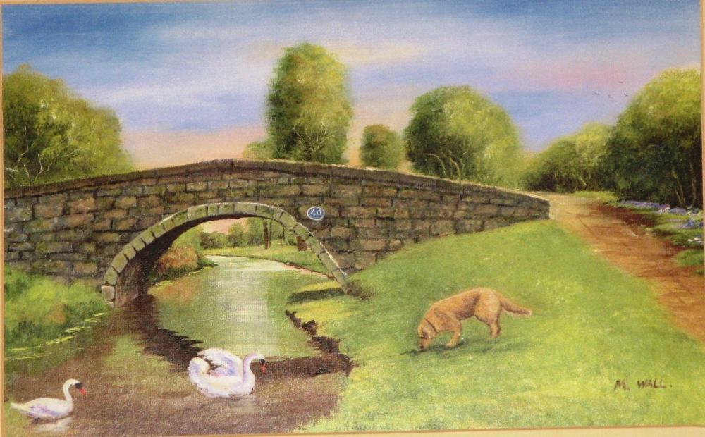 A Painting of my Beloved Meggie on a Walk. A Painting of my Beloved Meggie on a Walk.