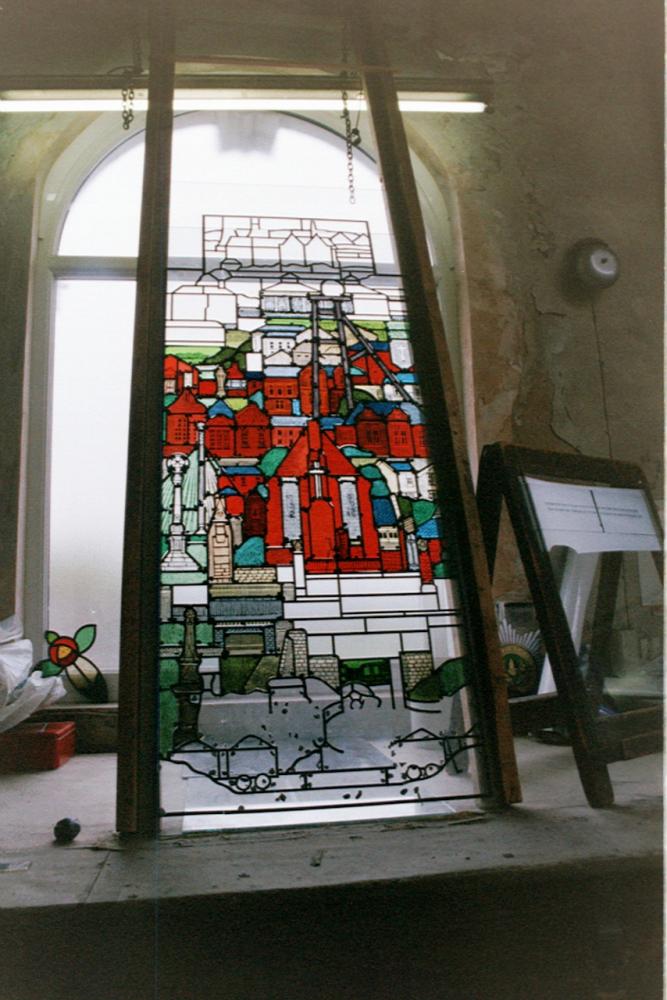Gerald Rickard's window for St Mary's, Lower Ince Gerald Rickard's window for St Mary's, Lower Ince