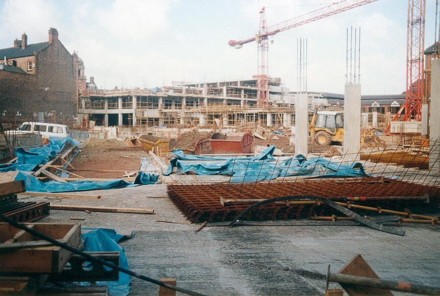 Construction of the Galleries in Wigan. Construction of the Galleries in Wigan.