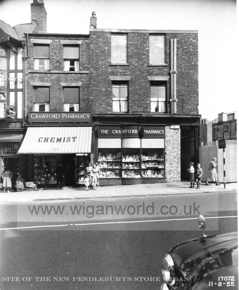 Site of the new Pendleburys store Standishgate. Site of the new Pendleburys store Standishgate.