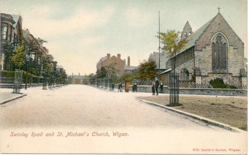 Swinley Road and St Michael's Church.