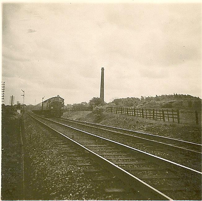 Train spotting at "Midgy Lane(or Pongo Lane) Footpath 20 Standish