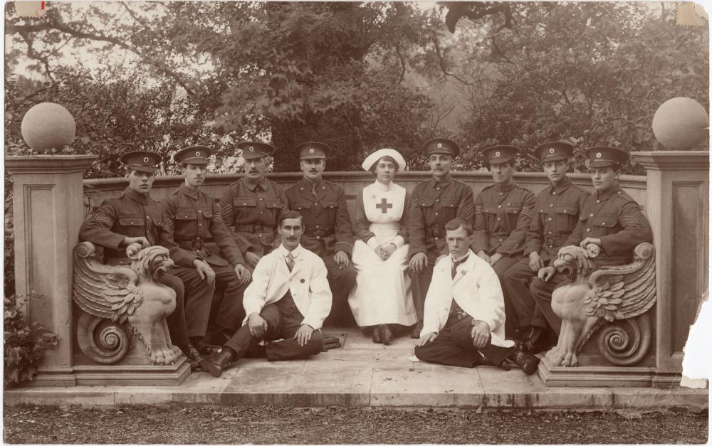 Garswood hall military convalescent hospital 1918