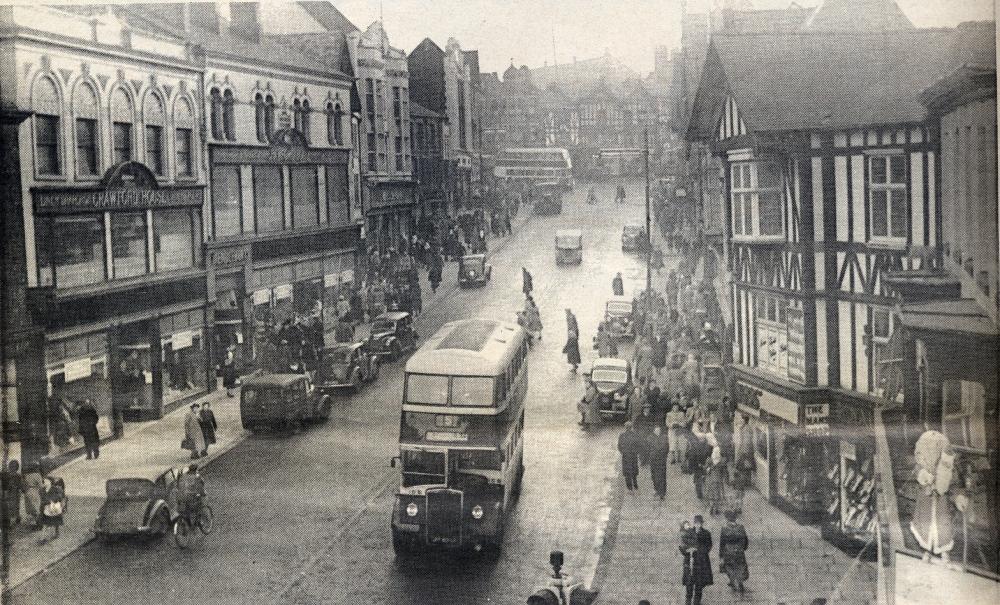 Standishgate Christmas 1950