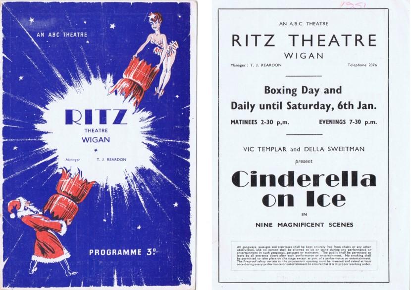 CINDERELLA ON ICE PROGRAMME 1951