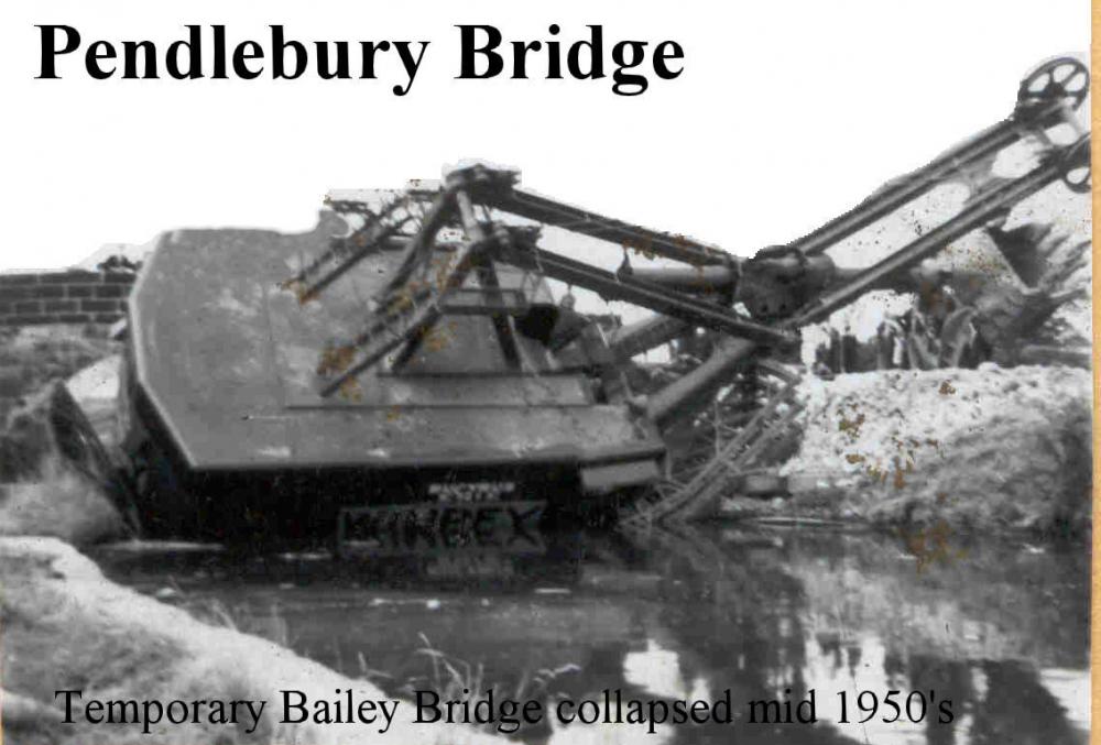 Pendlebury Lane Bridge 1950 Pendlebury Lane Bridge 1950