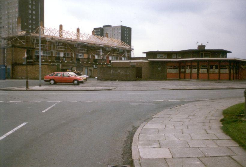 Flats, now demolished.