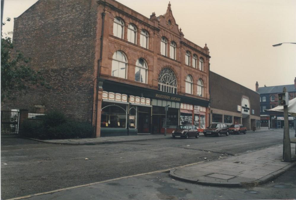 Looking towards Makinson Arcade