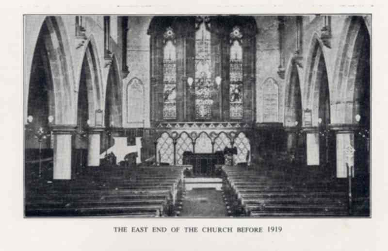 Interior view before 1919 Interior view before 1919