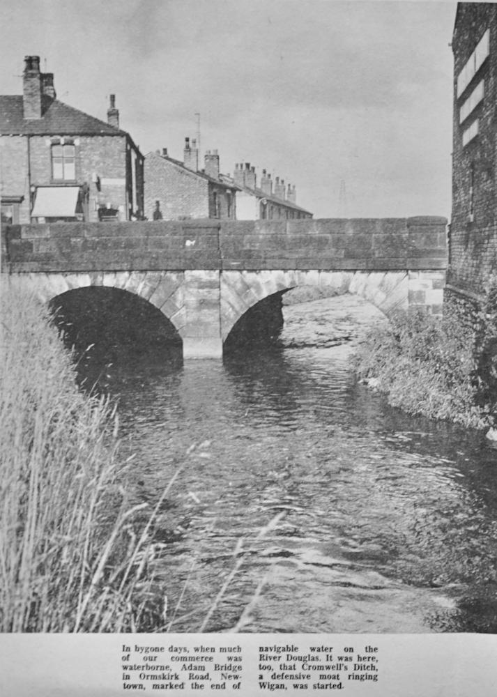 Adam Bridge - looking north towards Newtown Adam Bridge - looking north towards Newtown