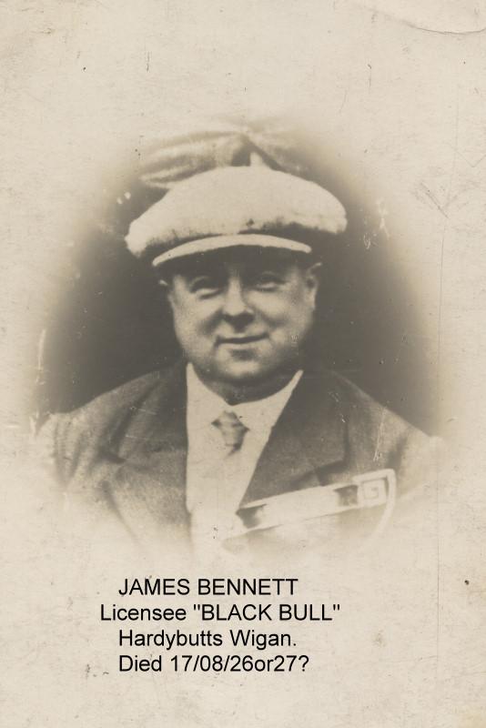 James Bennett Licensee BLACK BULL James Bennett Licensee BLACK BULL