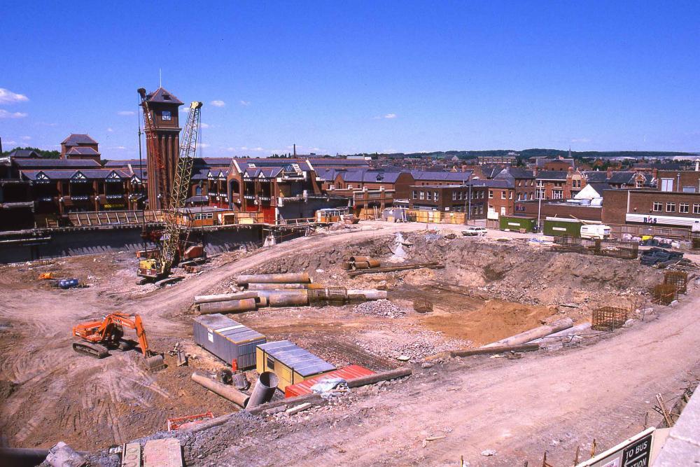 Construction of the Galleries in Wigan.