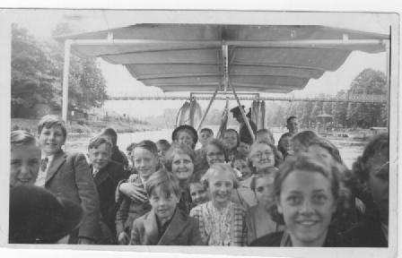 Aspull Wesleyan School Trip approx. 1950.