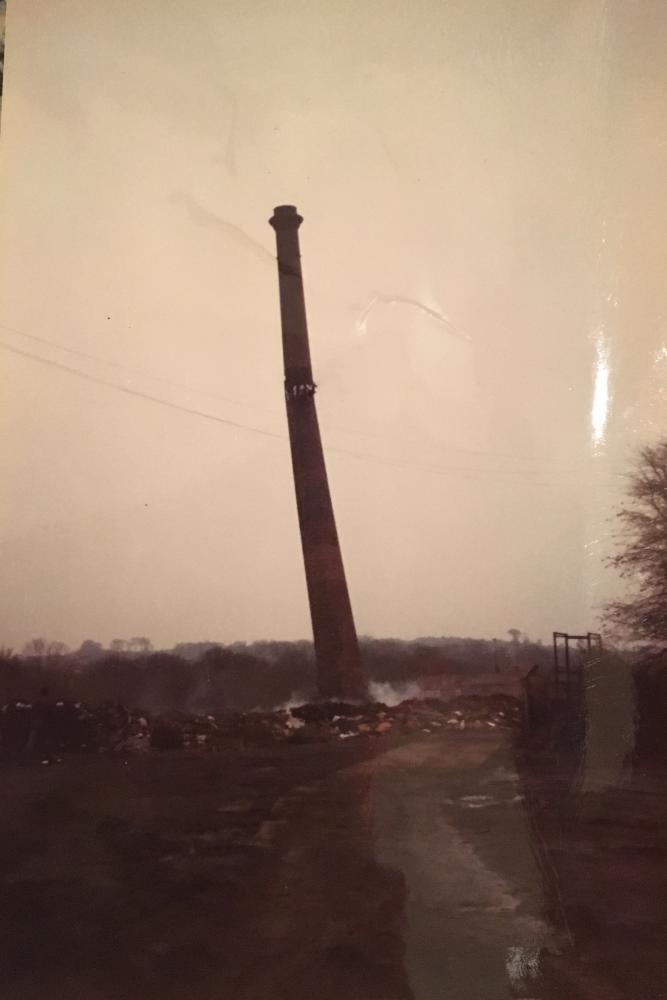 Dropping of  May Mill Chimney  