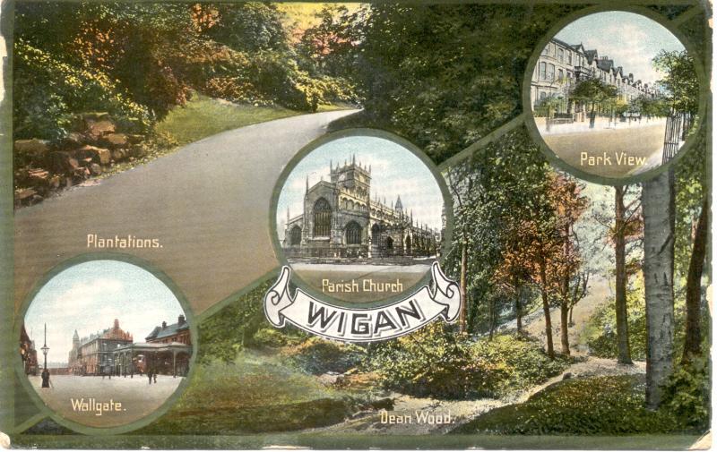 Wigan postcard.