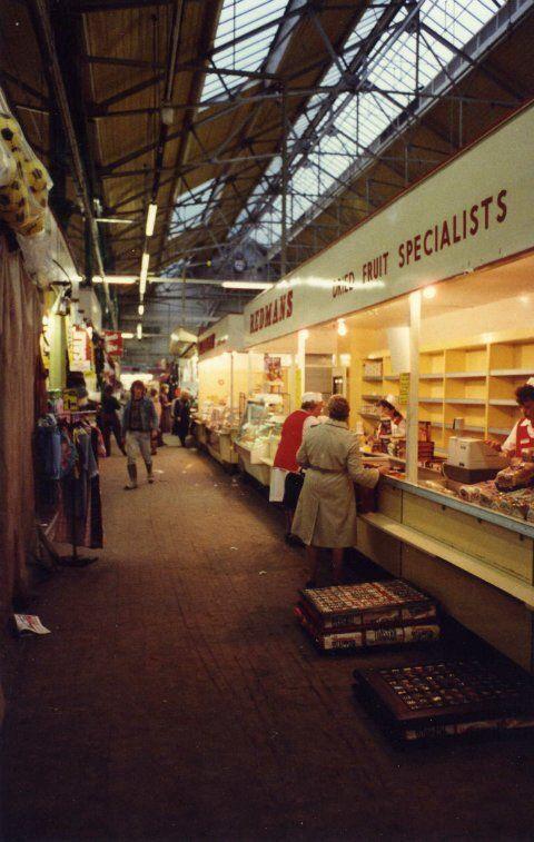 Wigan Market Hall prior to demolition.