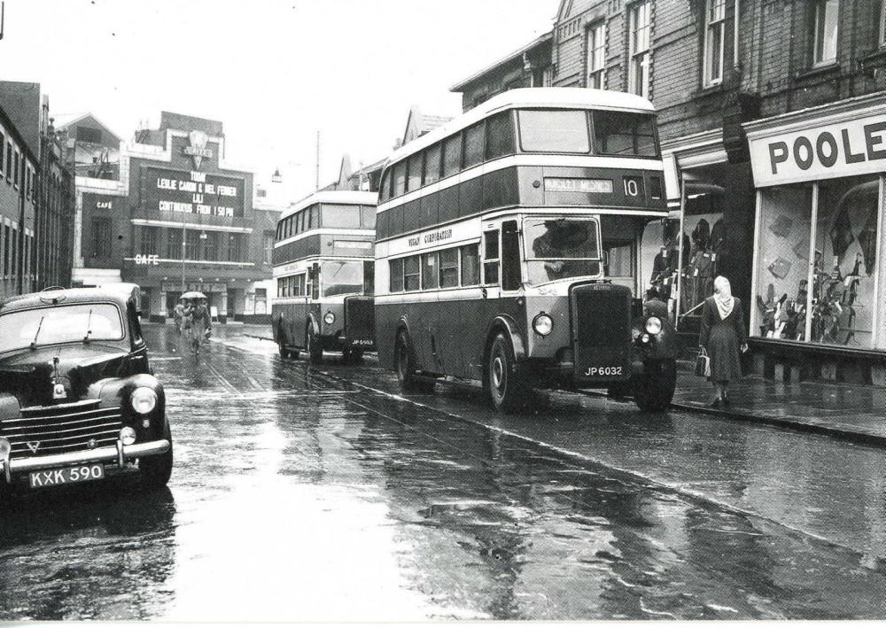 Buses in Station Road Buses in Station Road