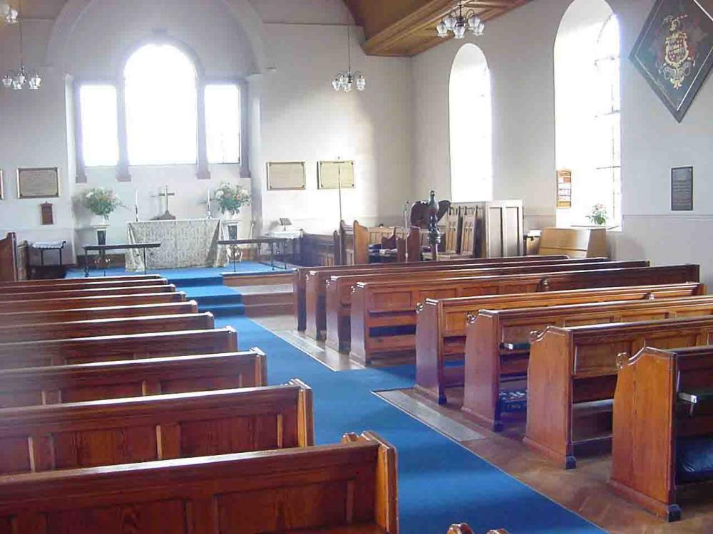 Pews from the Paley and Austin building now in St Mary's Hale