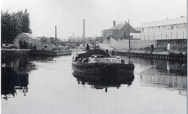 Canal barge at Westwood.