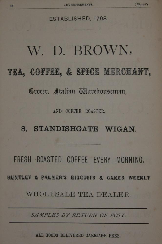 W.D.BROWN 1876 W.D.BROWN 1876